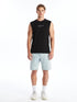 LC Waikiki Crew Neck Printed Men's Sleeveless T-Shirt